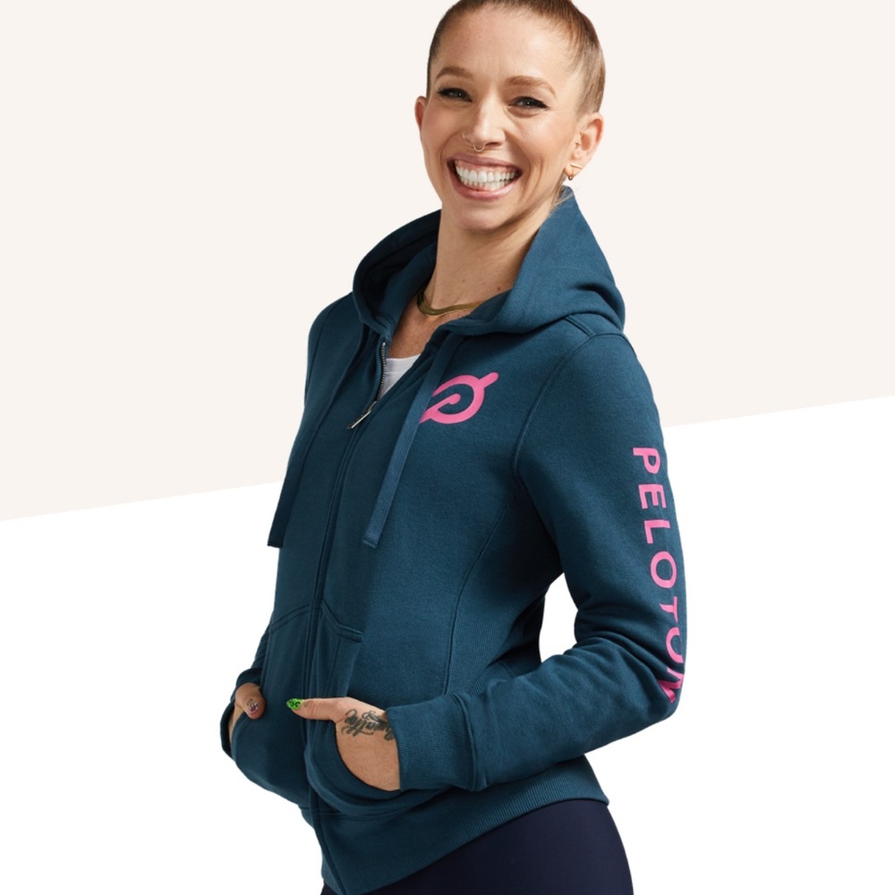 Peloton ultimate fleece zip hoodie